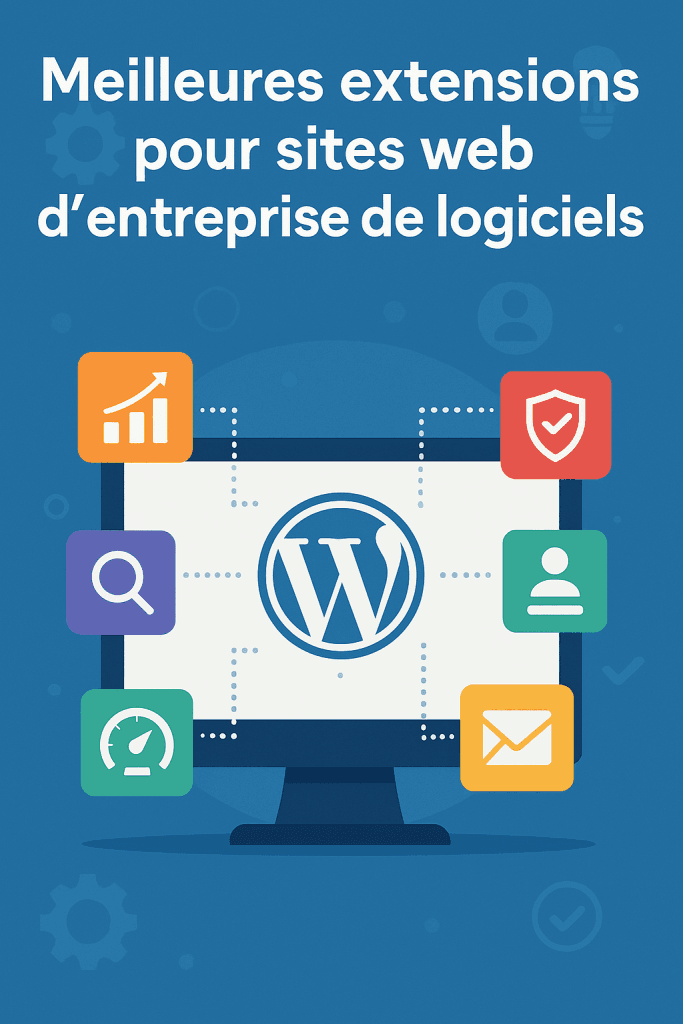 Meilleures extensions pour les sites web d'entreprises de logiciels